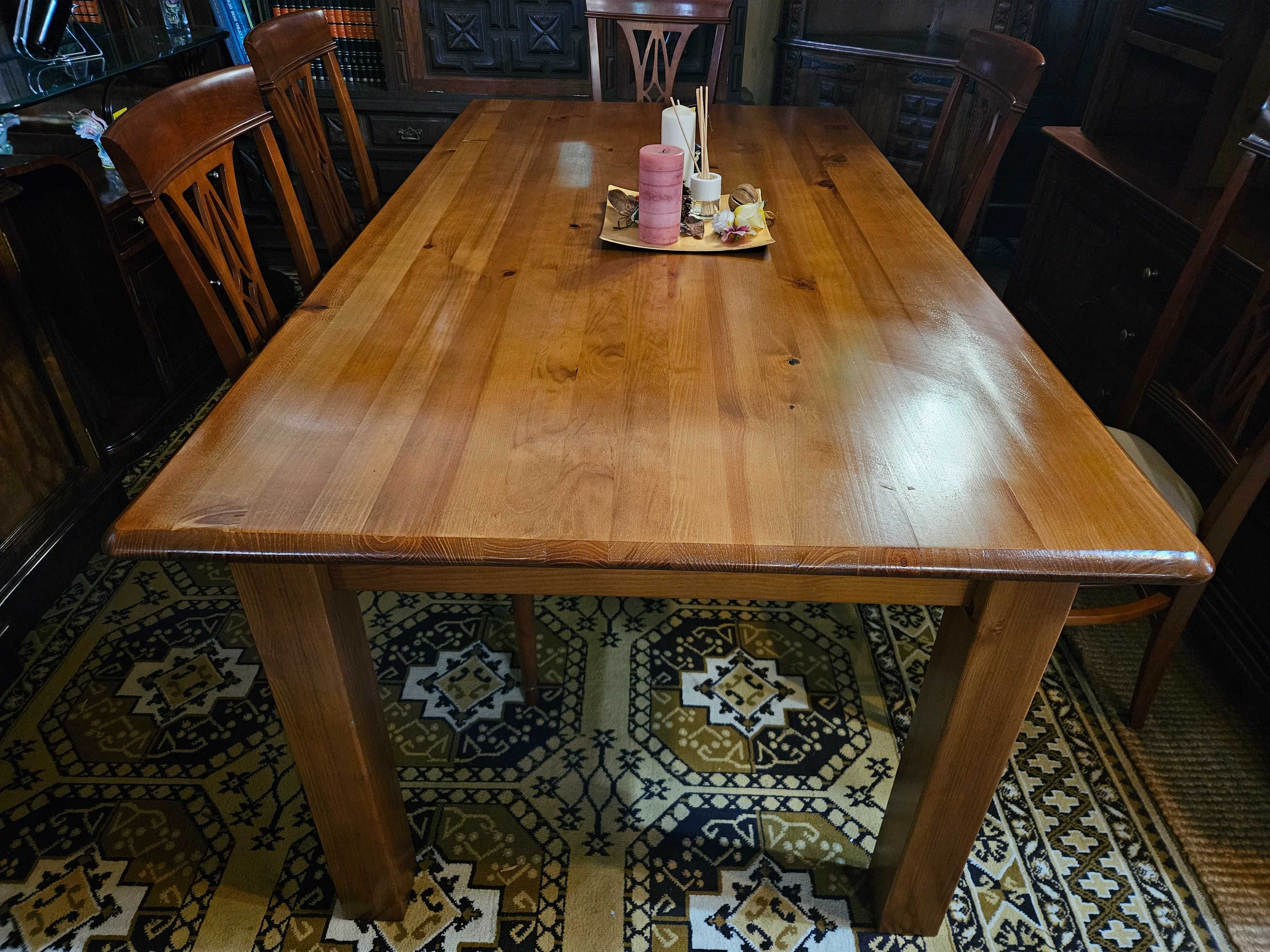 Mesa em madeira maciça - como nova - Só a mesa as