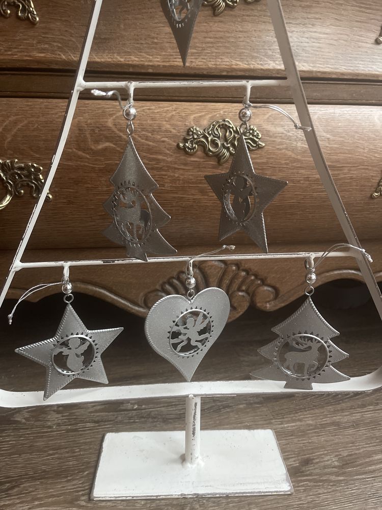 Boze Narodzenie metaloplastyka choinka na zawieszki Home&you