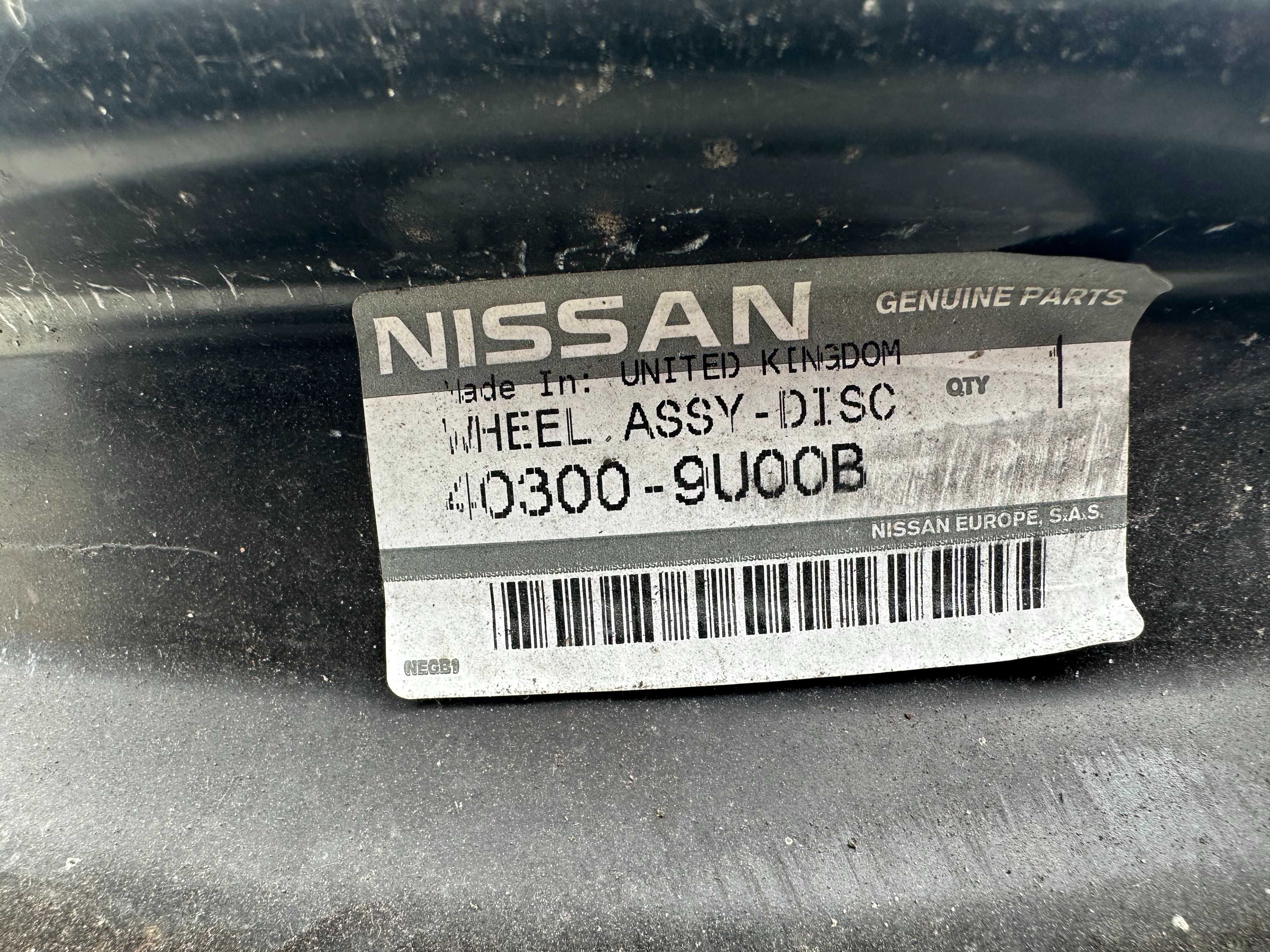 Felgi stalowe Nissan OE 403009U00B 5.5" x 15" 4x100 ET 45