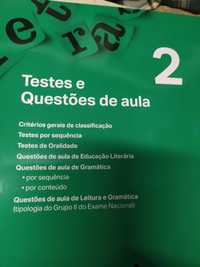 Letras em dia 12, Português - SÓ OS TESTES E QUESTÕES DE AULA