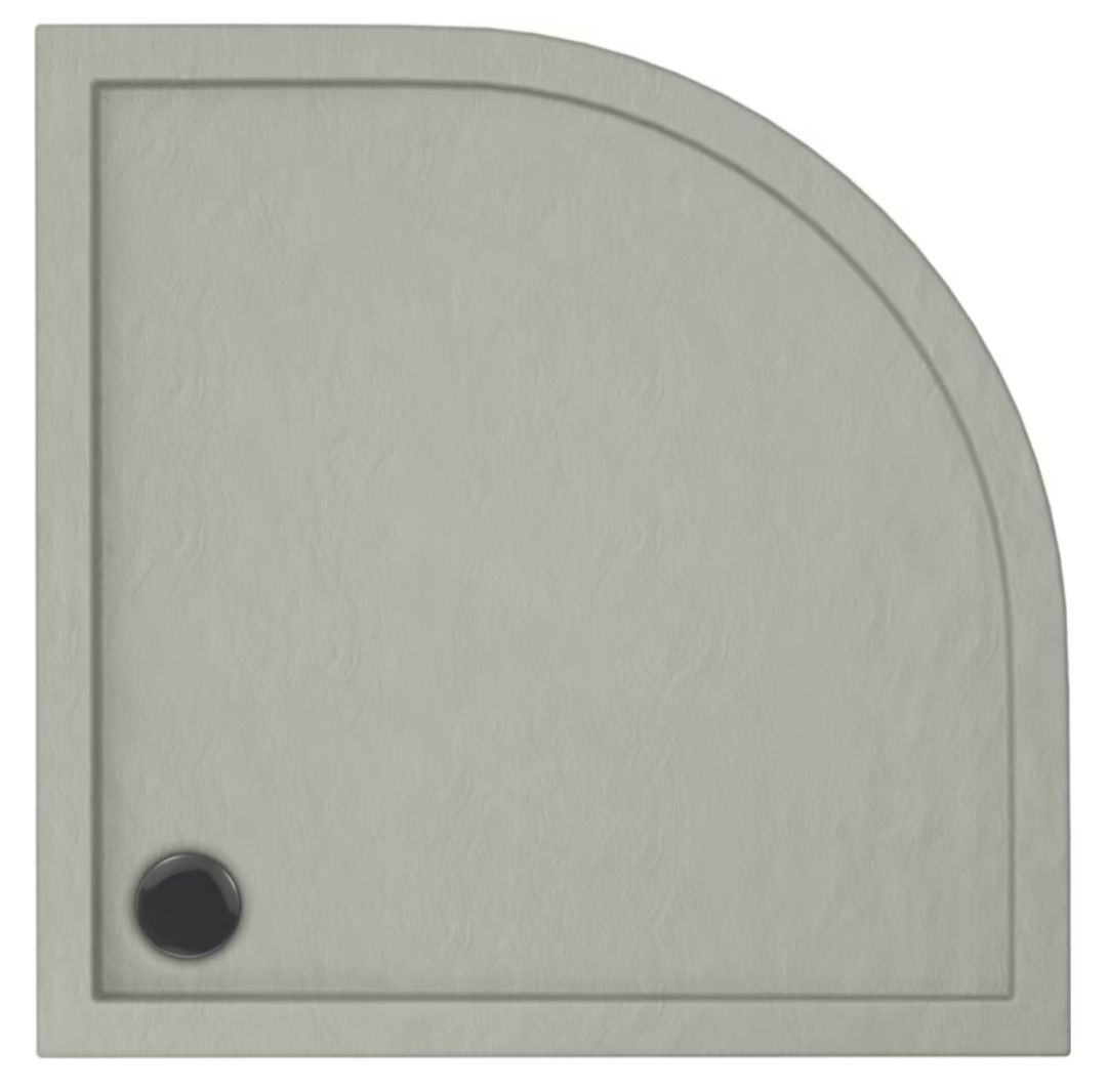 Nowy brodzik półokrągły 90x90x4,5 Schedpol beton