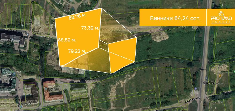Продаж ділянки в Винниках 64,27сот