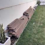 Deck de composite  cdeck Macico vermelho