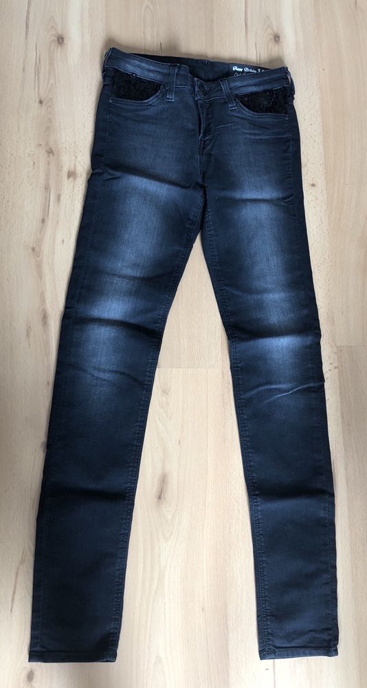 Jeansy cienki jeans LEE rozm xs