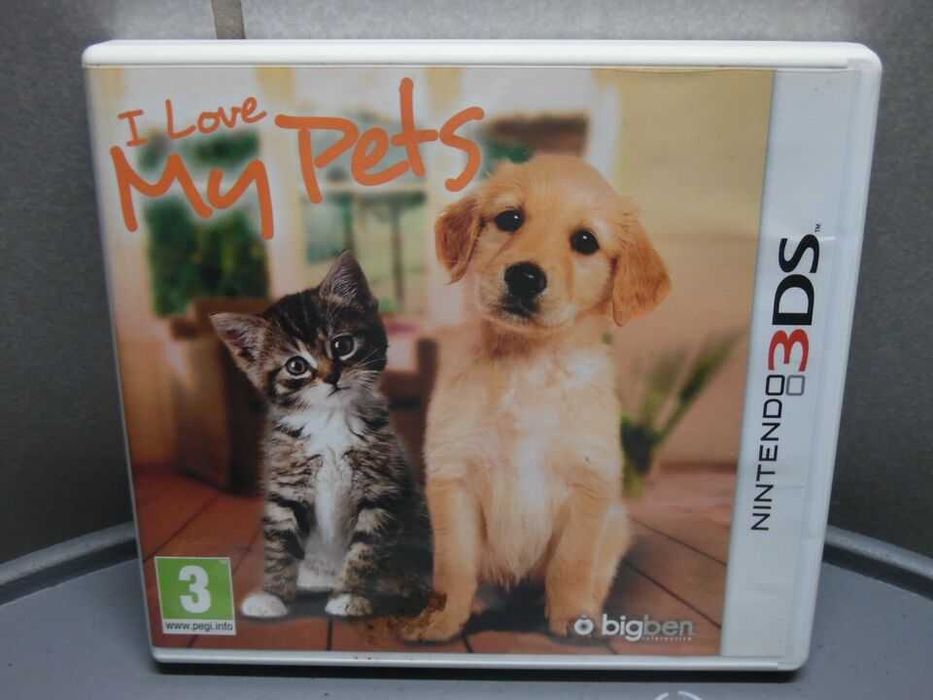 Nintendo 3DS: I LOVE MY PETS- Completo na caixa