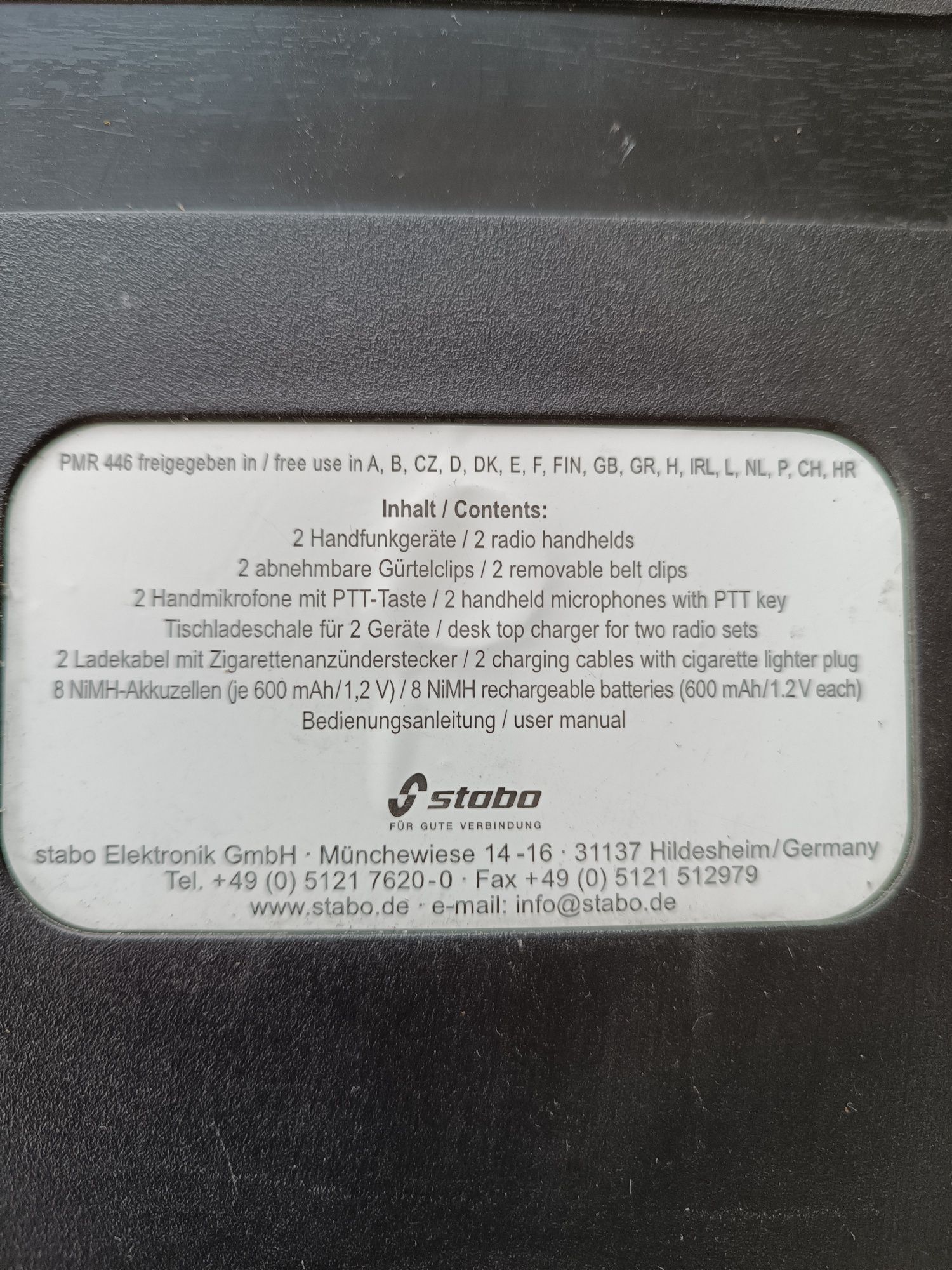 Krótkofalówka, radiotelefon