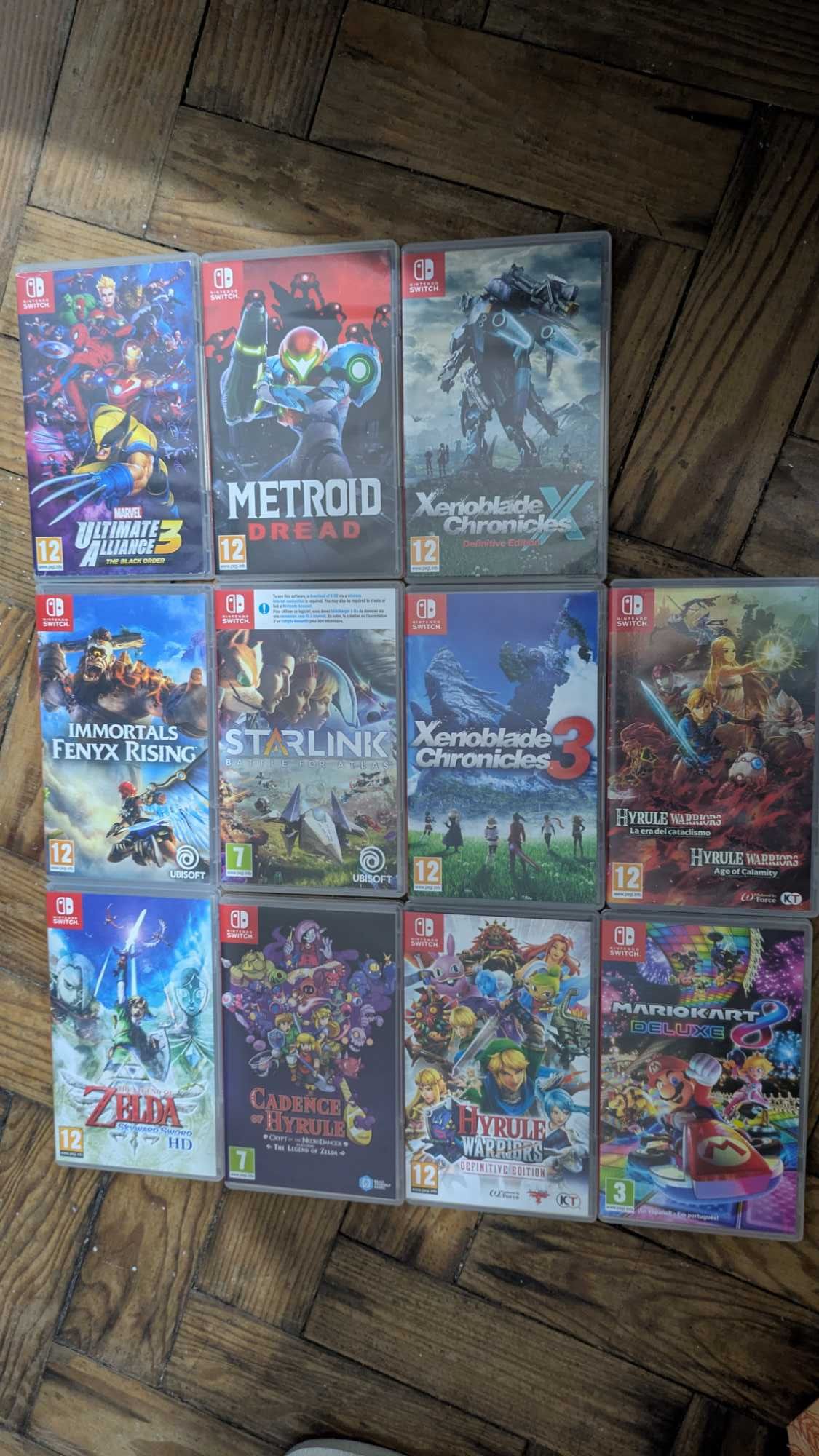 Jogos de Nintendo switch