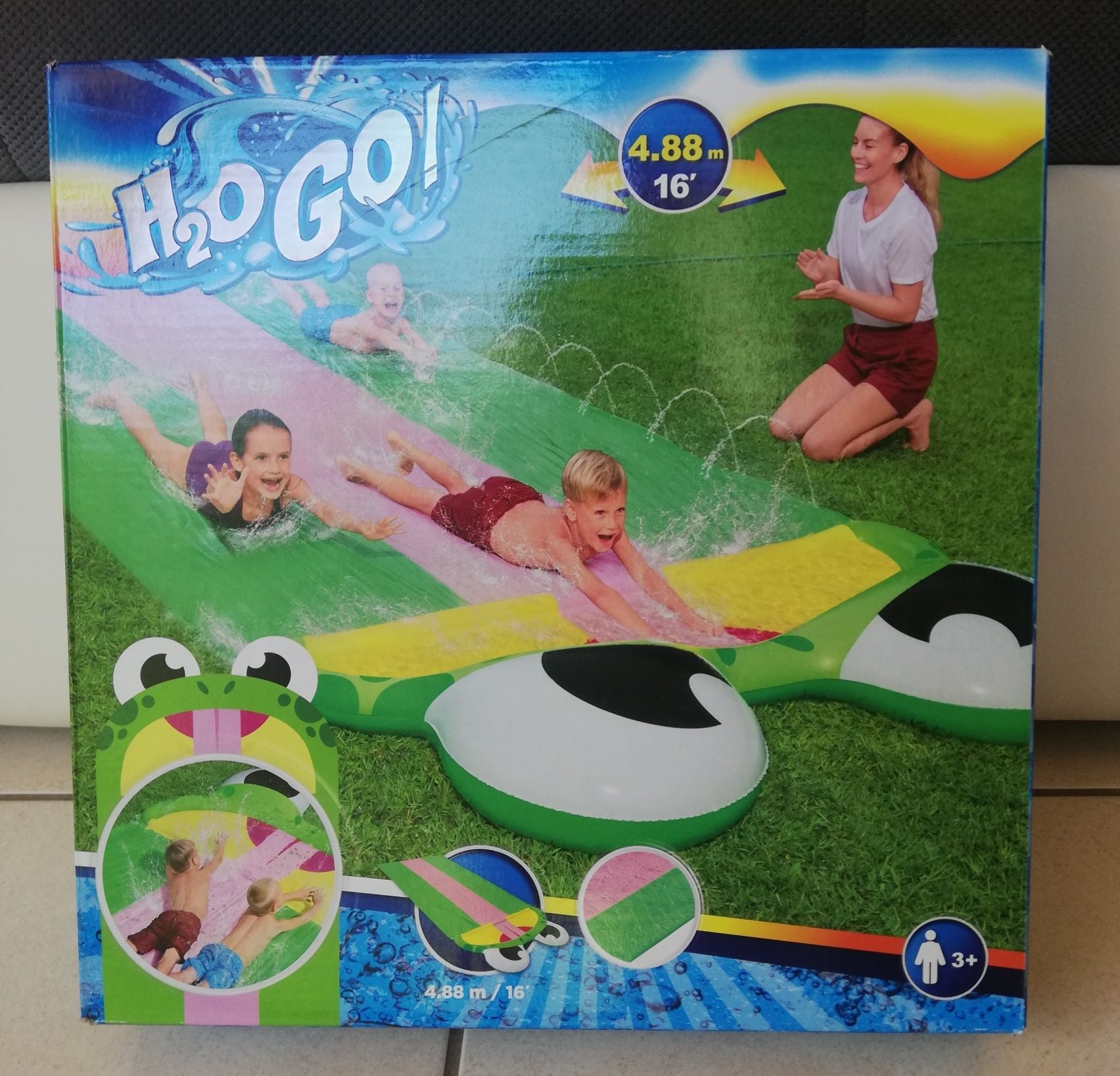 Nowy potrójny ślizg wodny dla dzieci H2O GO