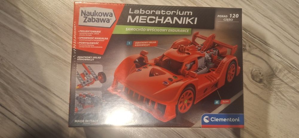 Klocki zabawka laboratorium mechaniki naukowa zabawa