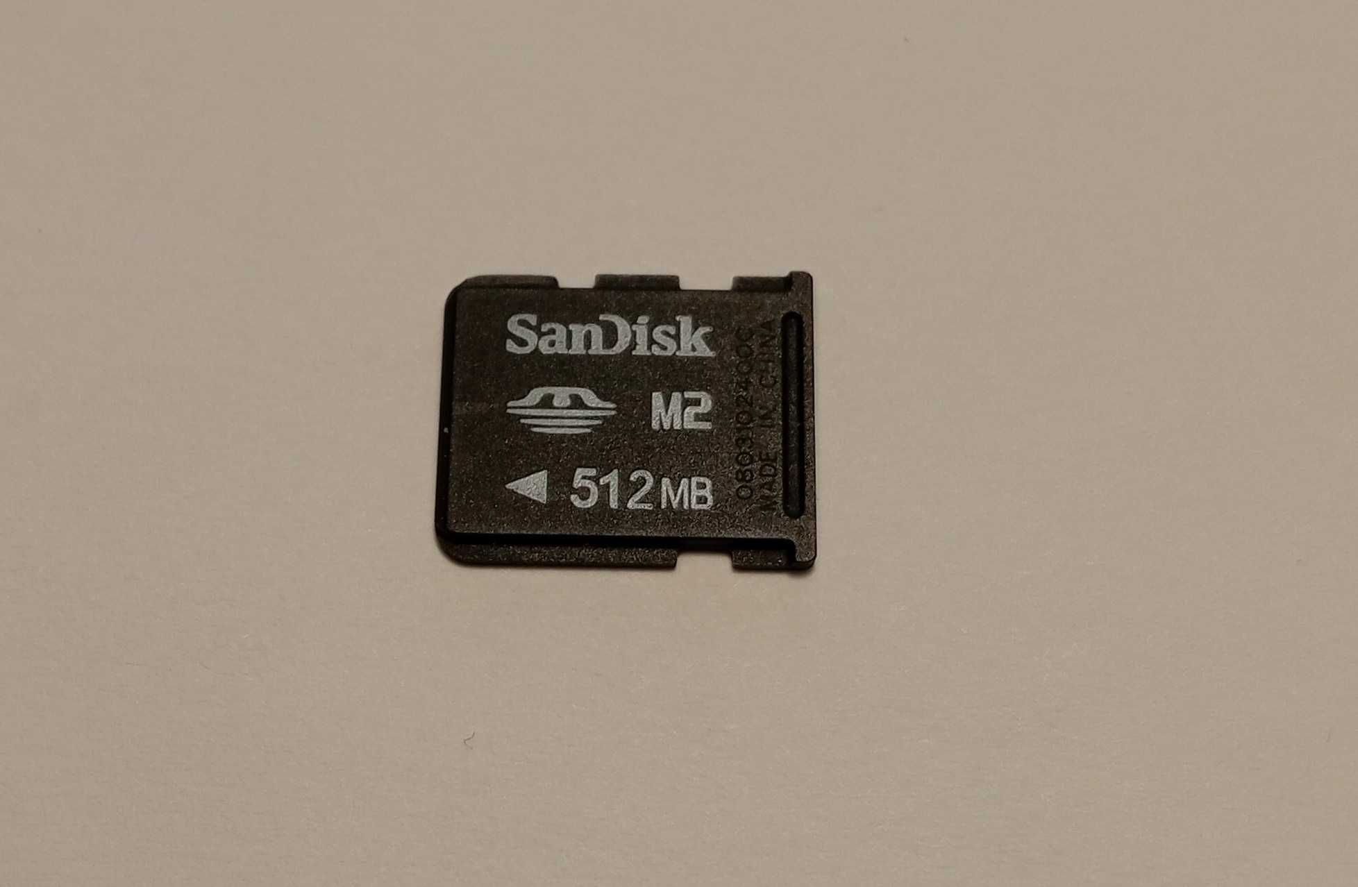 Карта памяти SanDisk Memory Stick Micro (M2) 512 MB
