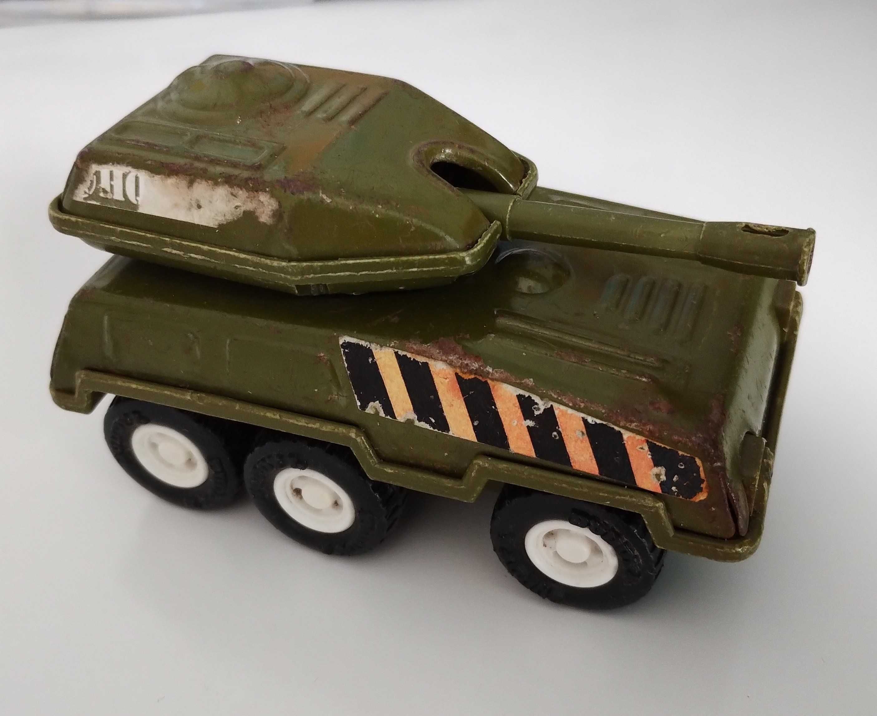 made in Japan metalowy czołg transporter wóz pancerny Buddy retro prl