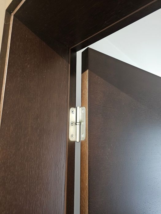 Drzwi mahoniowe + ościeżnice + klamki