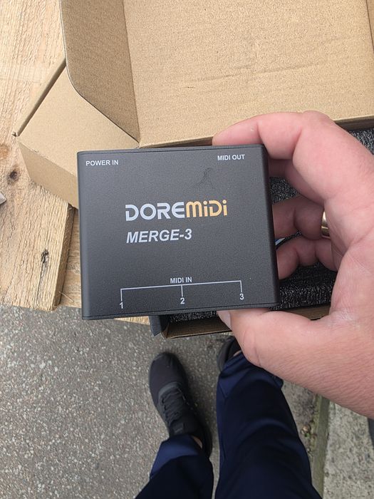 DOREMiDi MIDI Merge-3 MIDI-вход 2 MIDI-выход Поддержка USB-питания
