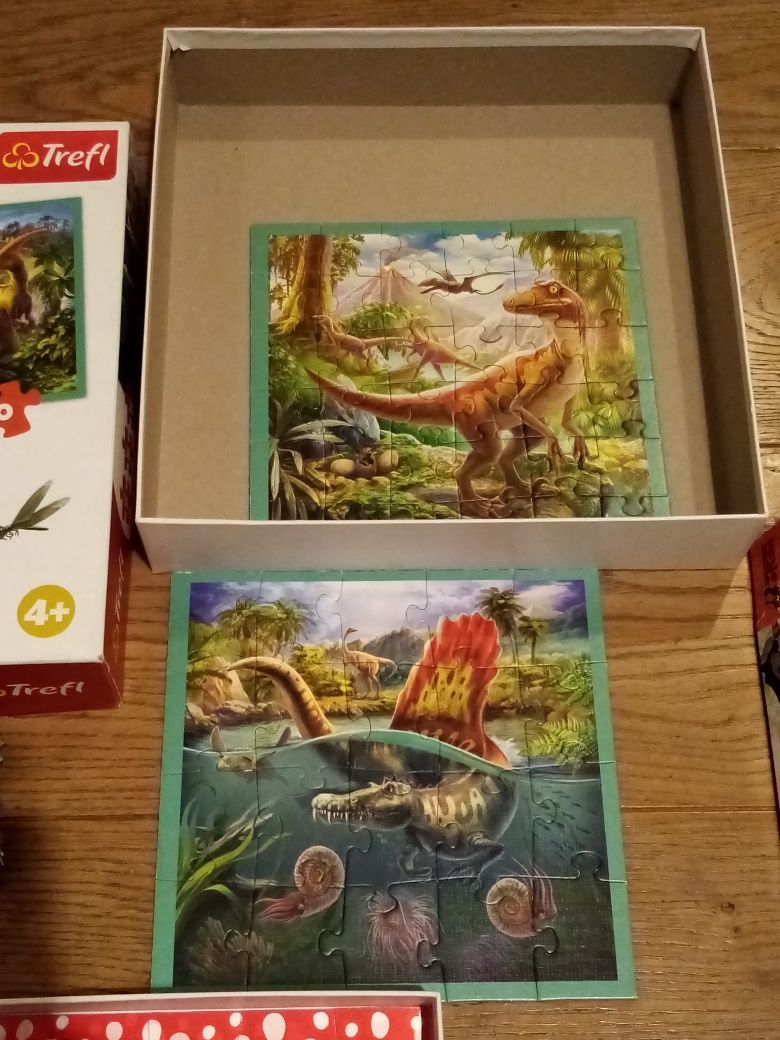 Puzzle - duży zestaw + gra