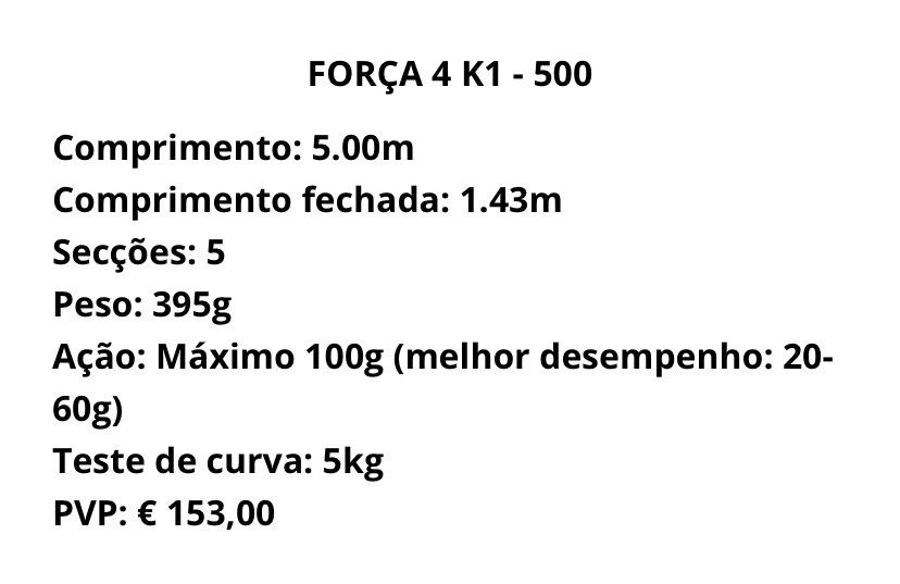 Cana Barros Força 4 K1 500