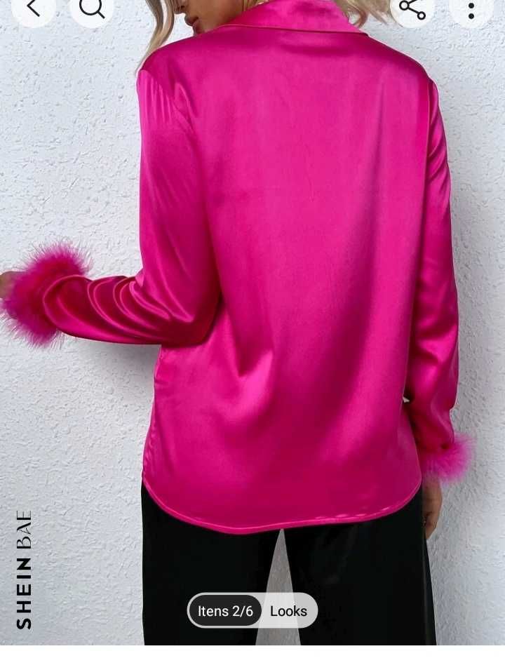 Camisa rosa chique tamanho M