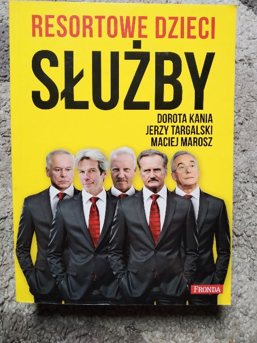 Książka  Resortowe dzieci. Służby 2 tomy Służby, Media- unikat.