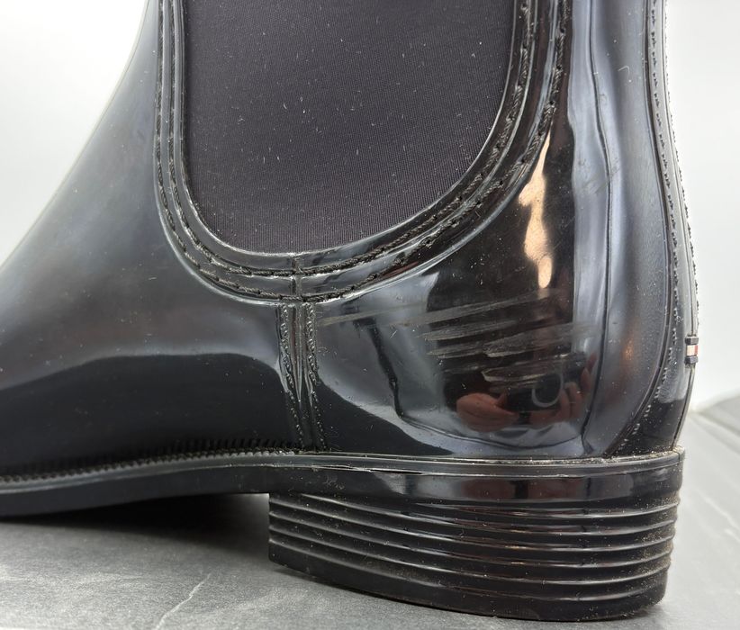 ‼️Używane oryginalne kalosze botki TOMMY HILFIGER czarne 40 AZ 015
