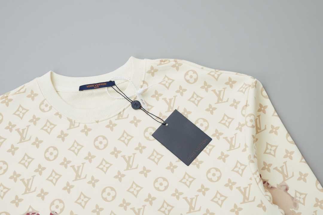 Bluza Louis Vuitton 1V z okrągłym dekoltem