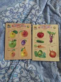 Вкладки фрукти і овочі