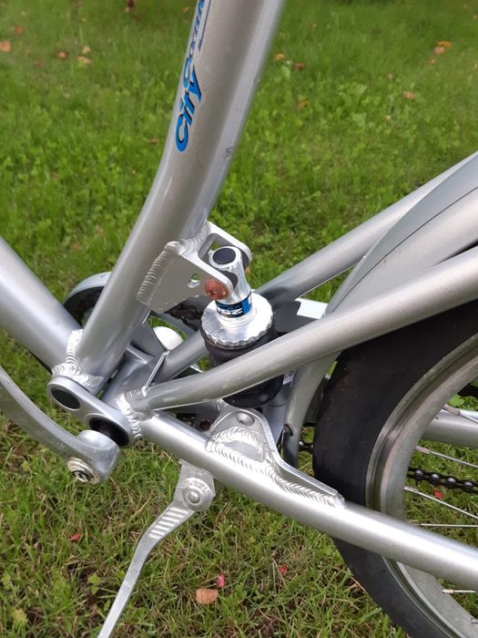 DUŻY Rower Męski City Star 7 bieg Aluminiowy Amortyzowany koło 28