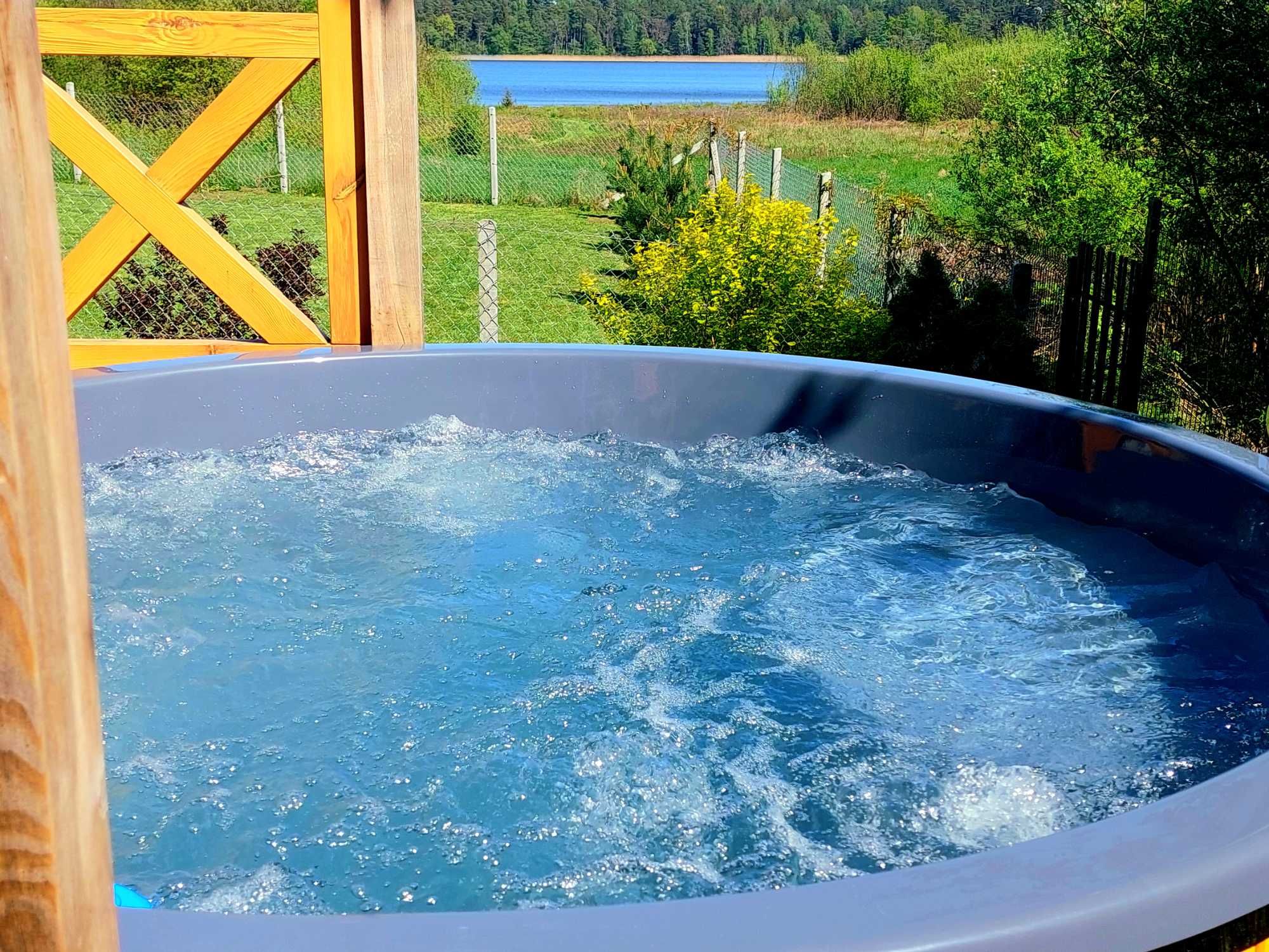 Domek JACUZZI Mazury nad jeziorem