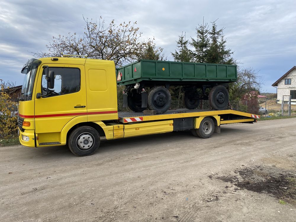 Laweta transport maszyn rolniczych budowlanych busow aut dostawczych