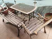 Conjunto de jardim para restauro