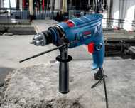 MOCNA Wiertarka Udarowa Bosch 600W 13mm Do Betonu Metalu Drewna