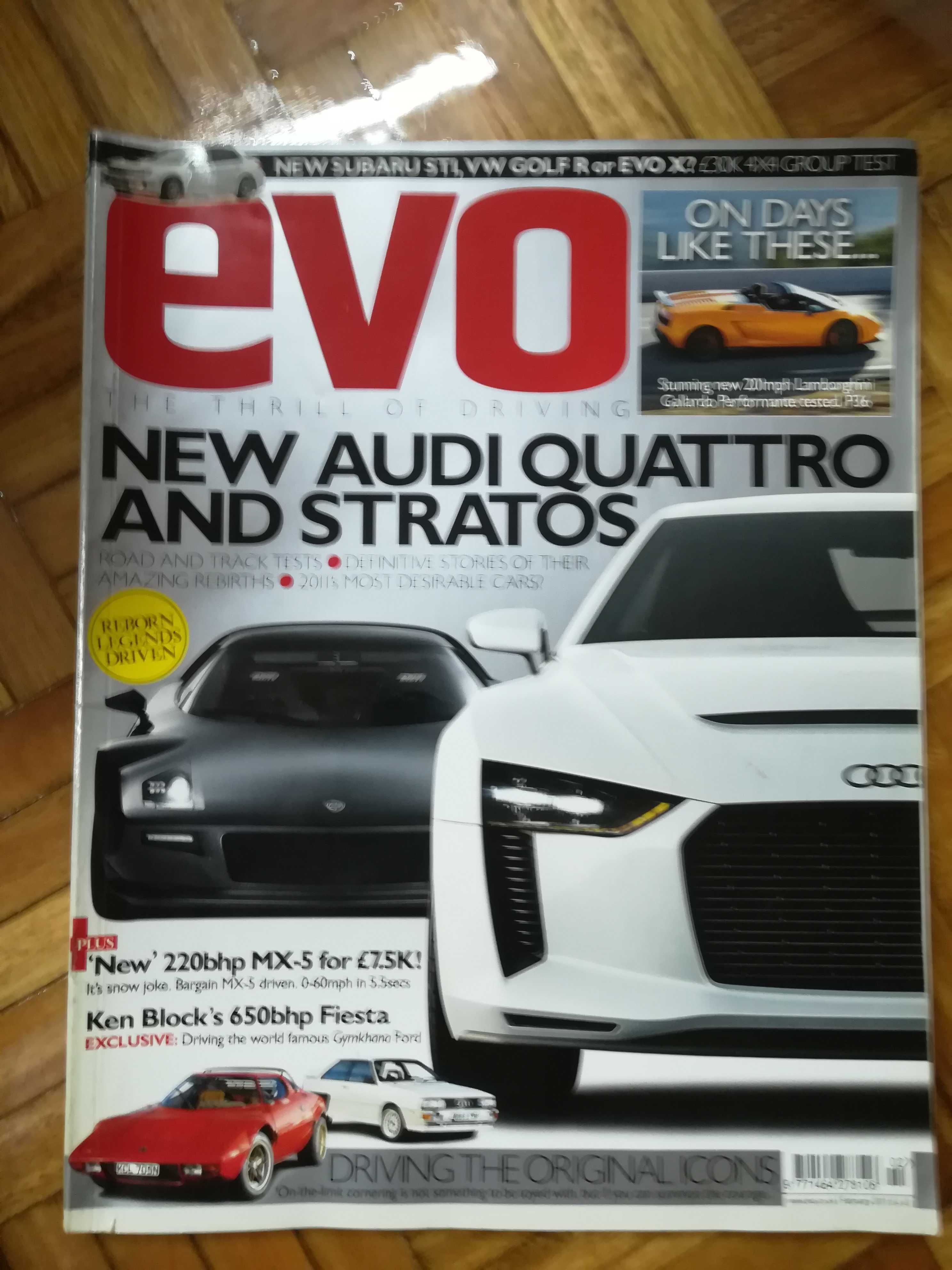 Revista EVO edição britânica nova
