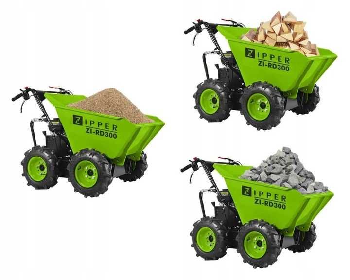 Mini wywrotka Wozidło Budowlane z napędem 4x4 Zipper ZI-RD300