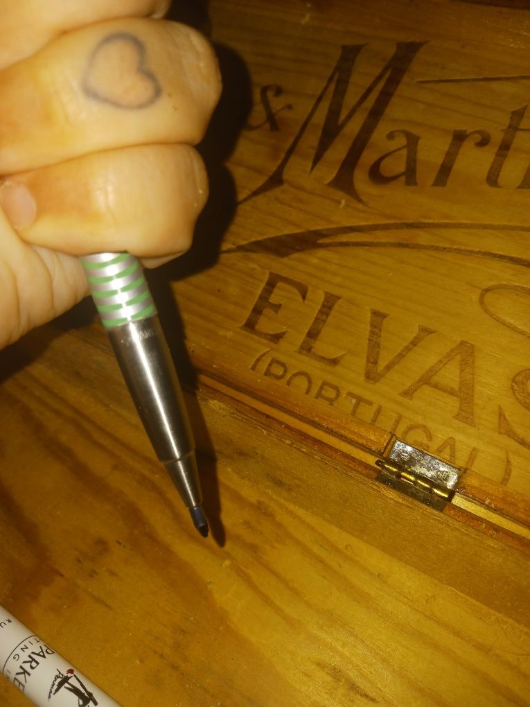 Caneta parker nao escreve