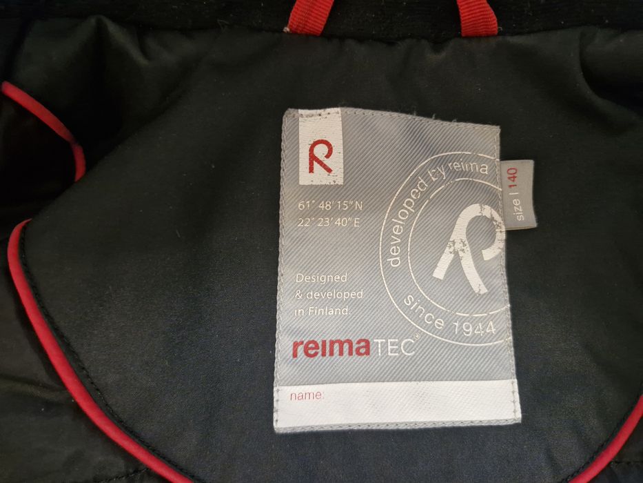 Куртка зимова Reima tec 140 рейма тек курточка зимняя