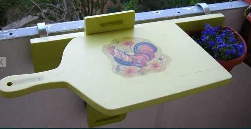 stolik balkonowy, składany handmade nowy