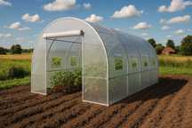 Tunel Foliowy 3x2 BIAŁY FOLIA 140g/m szklarnia 6m2 ogrodowy Foliak