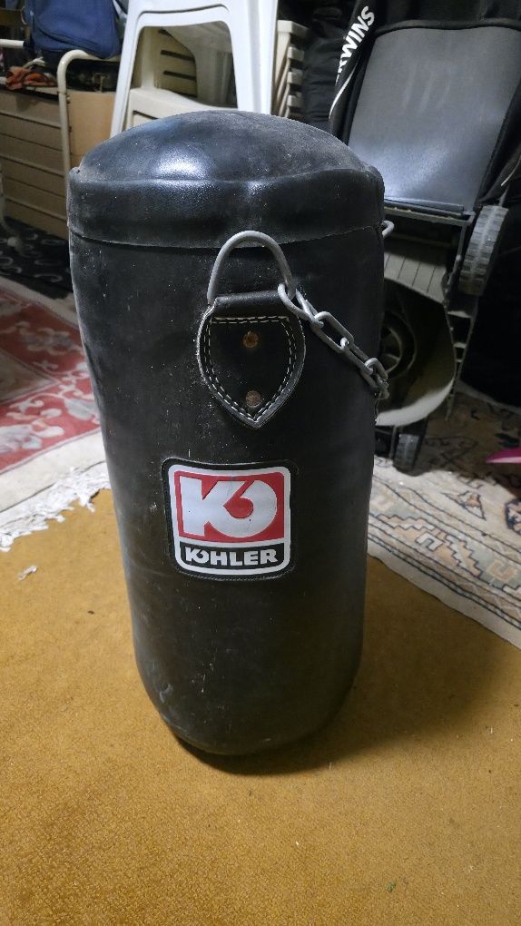 Saco de boxe usado