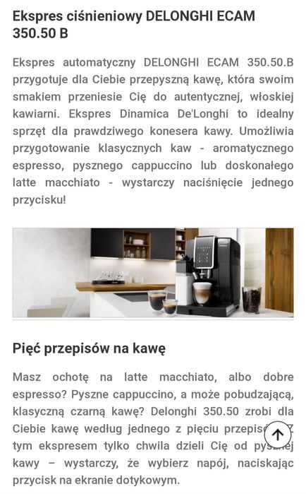 Ekspress do kawy DeLonghi