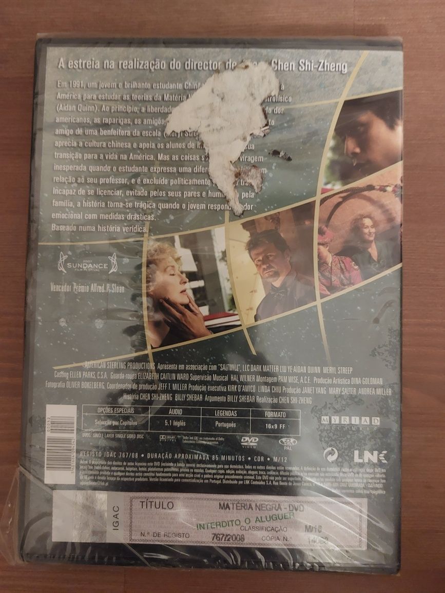 DVD NOVO e SELADO - " Matéria Negra " 2007