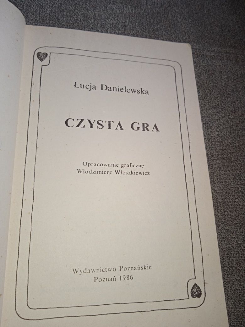 Czysta gra Łucja Danielewska