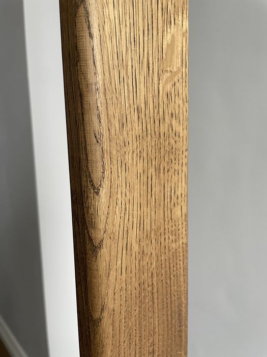 Рейл- стійка для одягу з масиву дуба в маслі