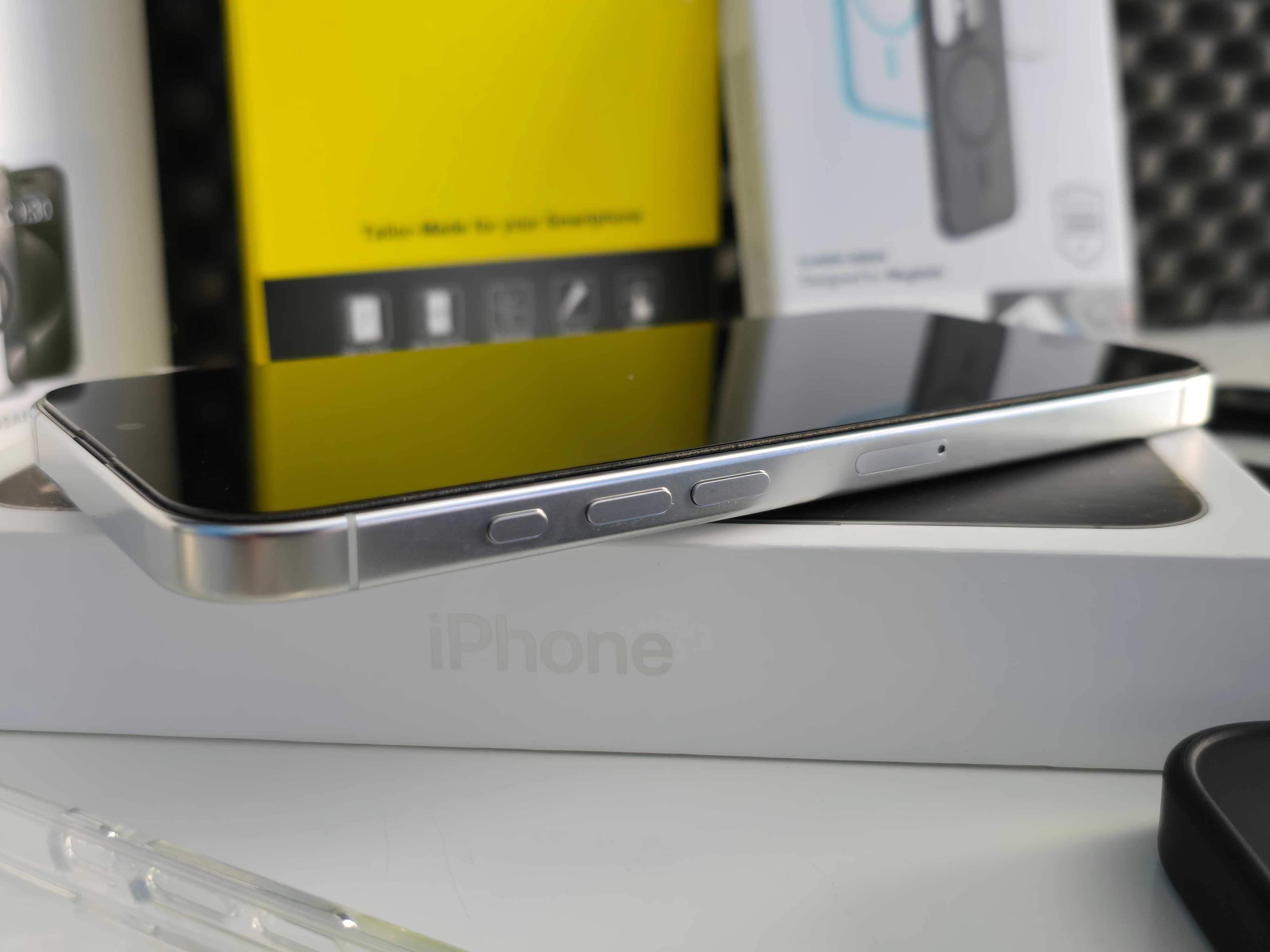 Iphone 16 Pro Max 512GB Biały| AirPods Pro 2 ANC|Etui 3szt.|