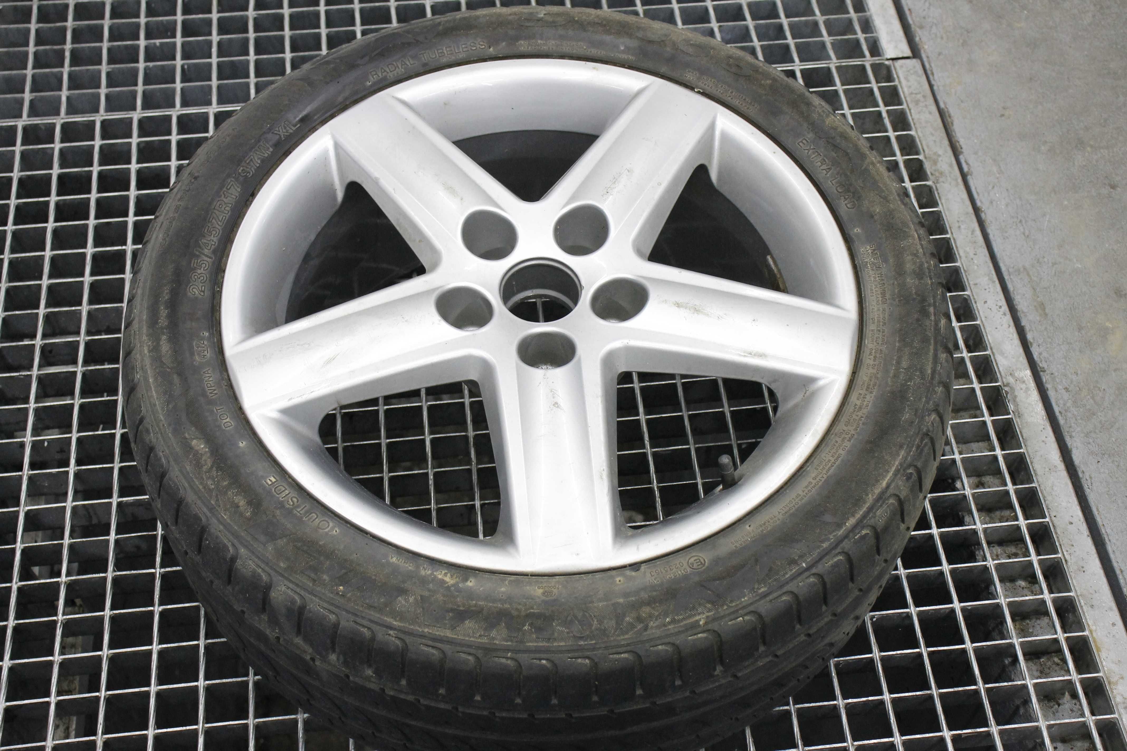 Felga aluminiowa 17 koło małysz b6  zapasowe 5x112 b7 a4