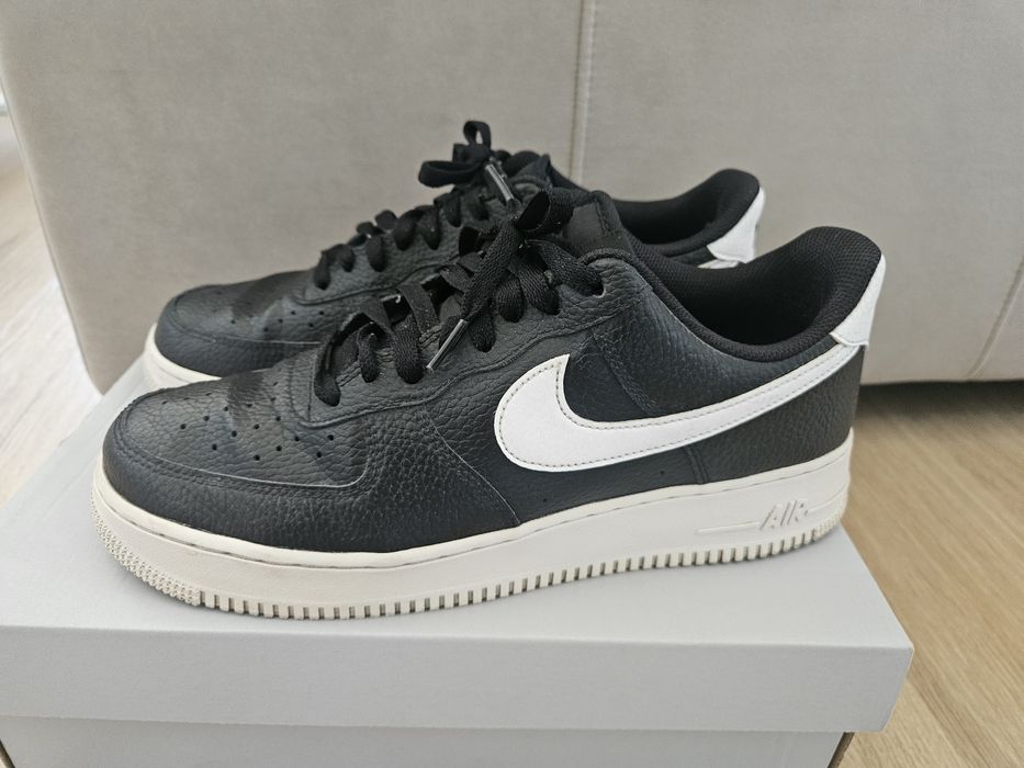 Buty Nike Air Force czarno białe