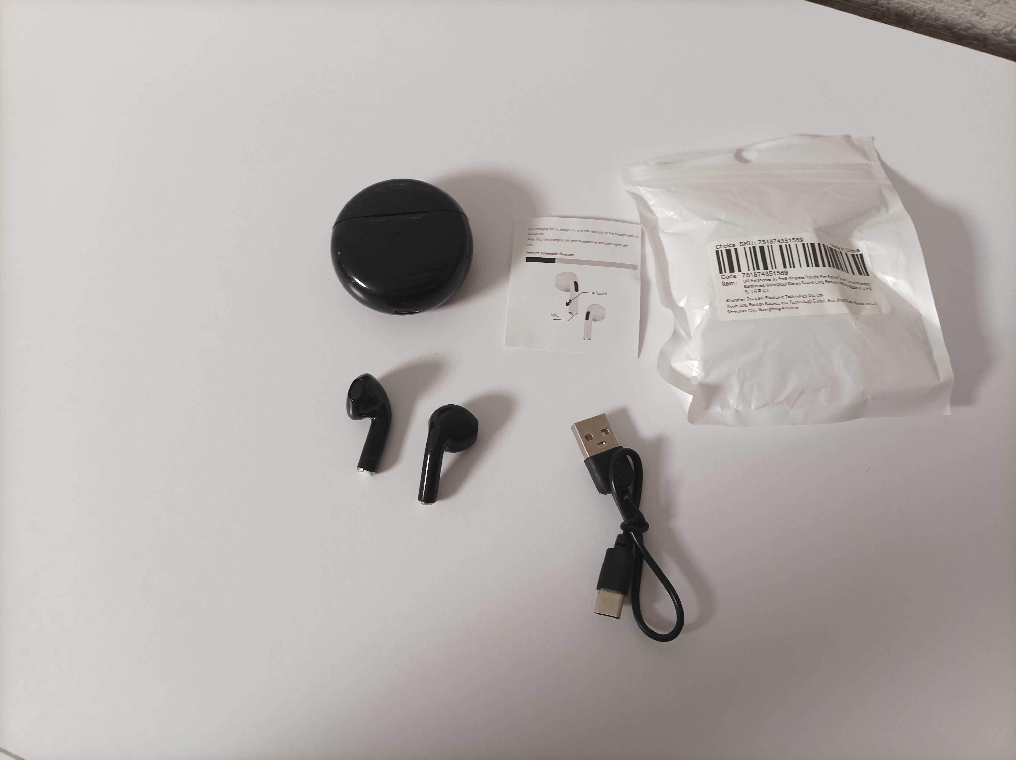 Навушники TWS Bluetooth з сенсорним керуванням