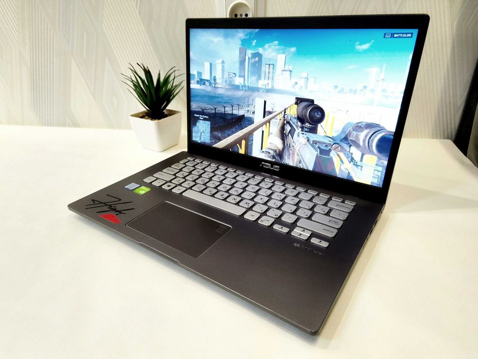 *️⃣Игровой ноутбук Asus 14" i3 7Gen|12 DDR4|256SSD m2|GeForce MX230|