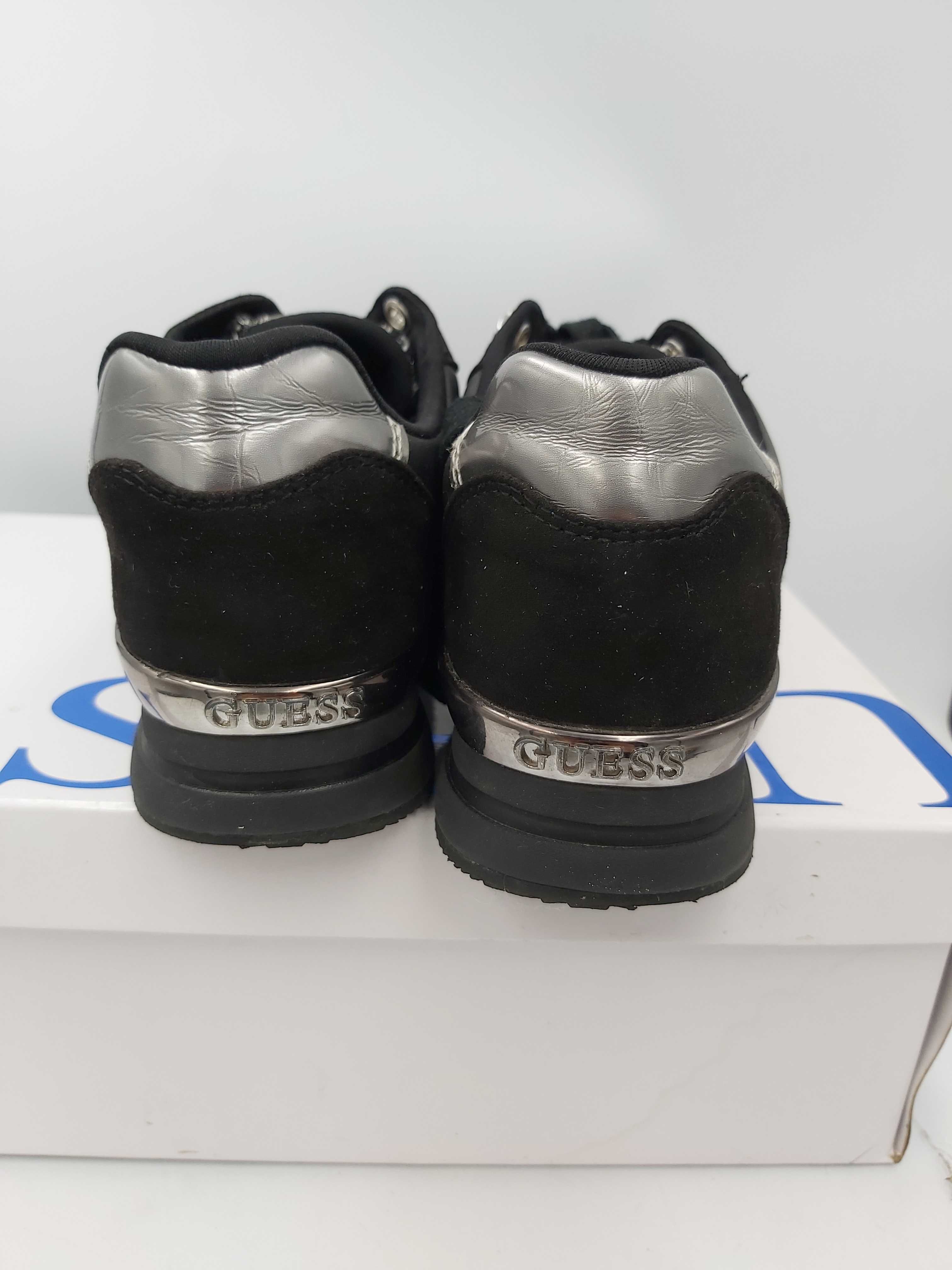 Buty sportowe sneakersy GUESS czarne rozmiar 38