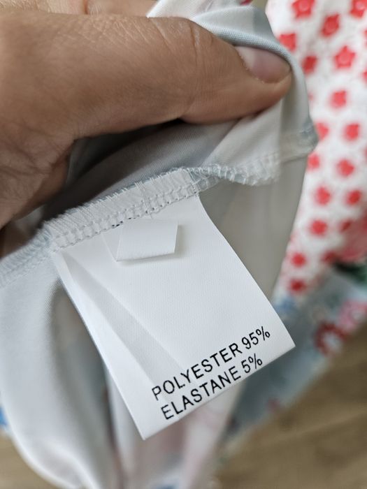 Letnia długa Sukienka Damska Plus Size XXL - Kwietny Patchwork Maxi