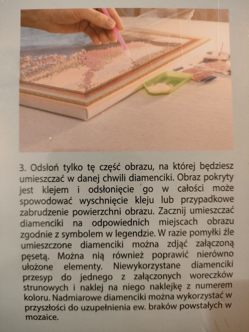 Mozaika diamentowa Kayet 30x40cm. Wzór Taras.