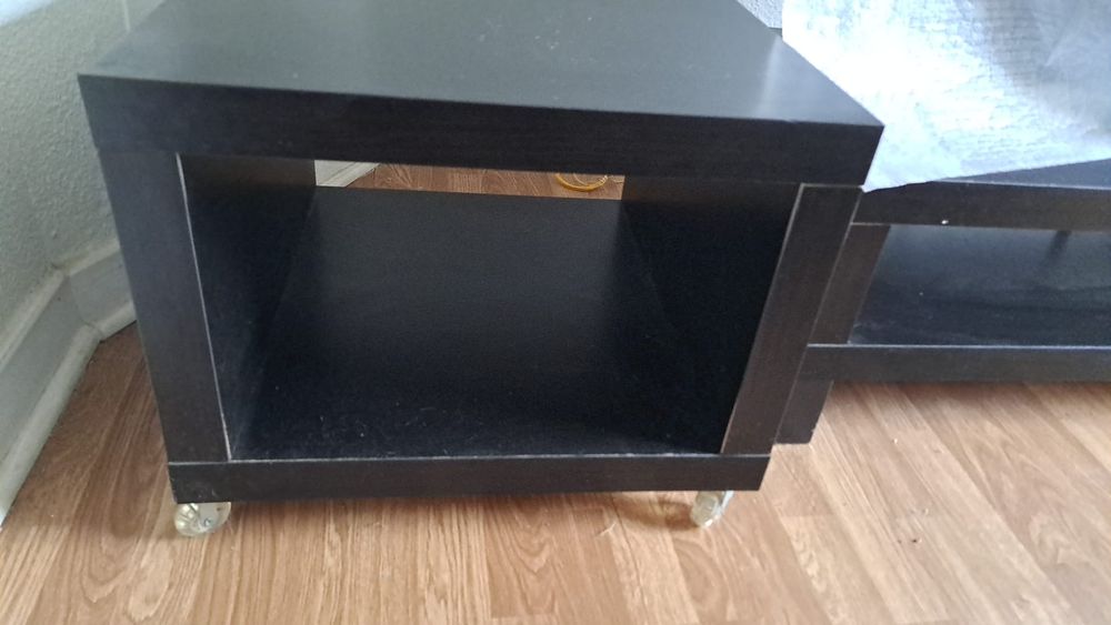 Móvel tv e mesa de apoio wengue