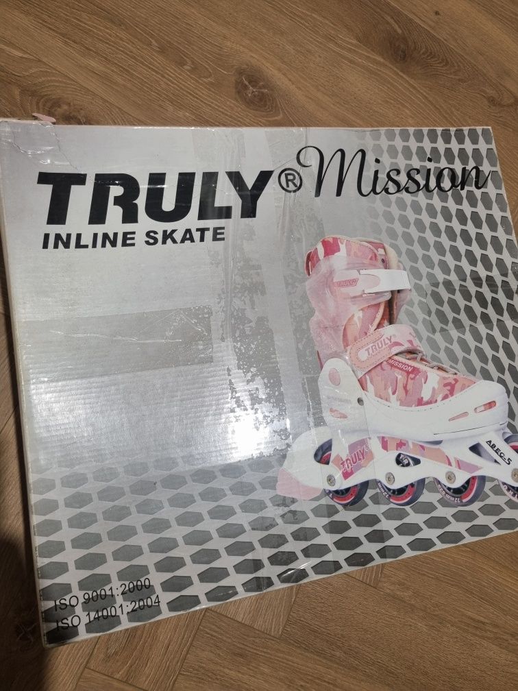 Ролики Truly inline skate  Mission + захист